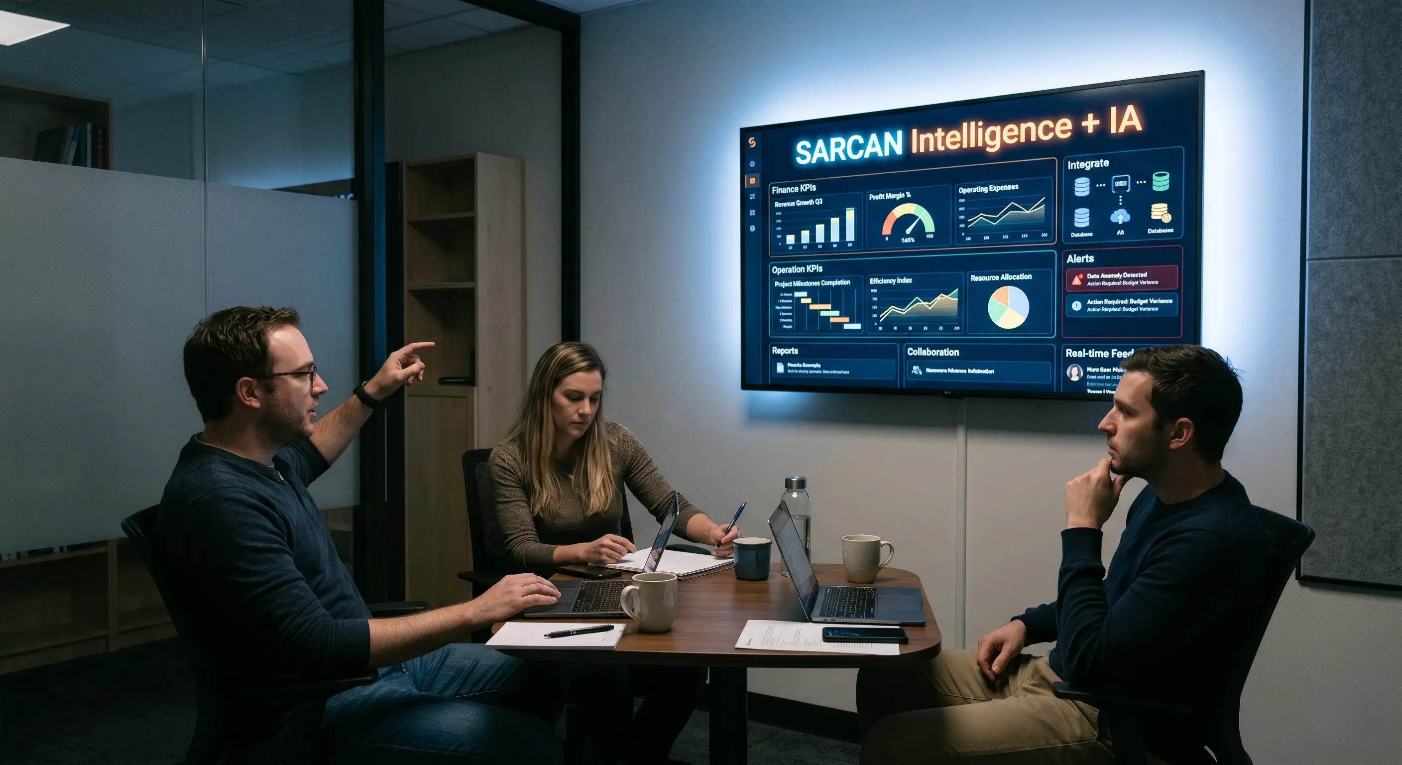 Inteligencia Cross-Module de SARCAN Intelligence: visibilidad de 360°